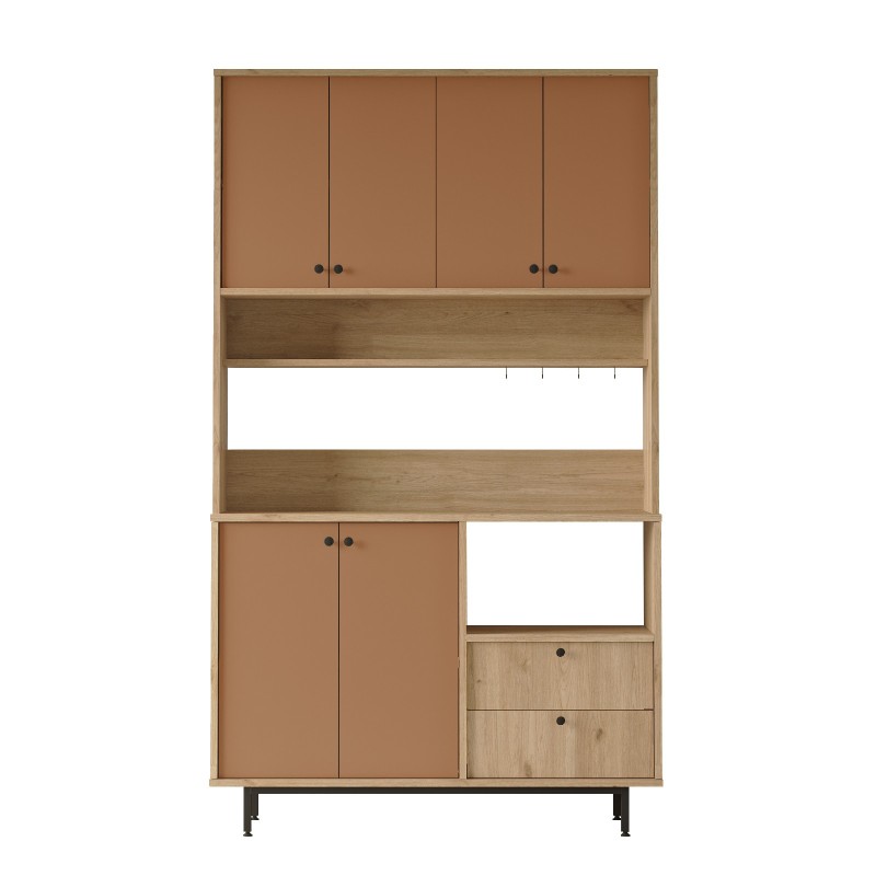 Multi Purpose Cabinet RE7-SK Oak
Tile Red