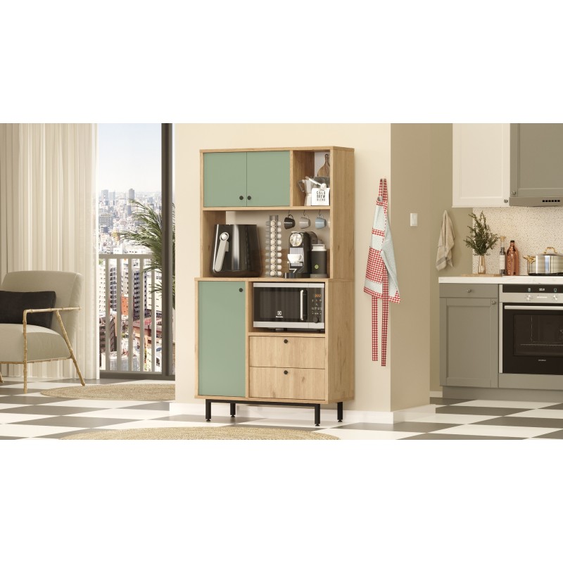 Multi Purpose Cabinet RE3-SY Oak
Green