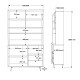 Multi Purpose Cabinet RE7-SY Oak
Green