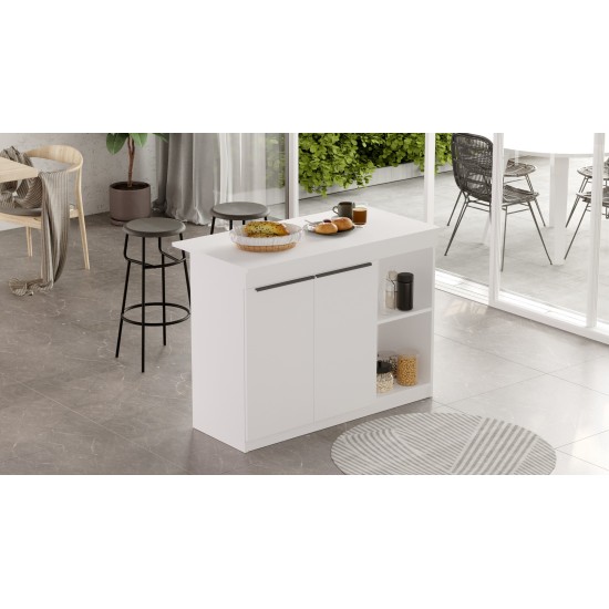 Kitchen Table OR2-W White Hanah Home Kitchen Table OR2-W White