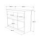 Kitchen Table OR2-W White Hanah Home Kitchen Table OR2-W White