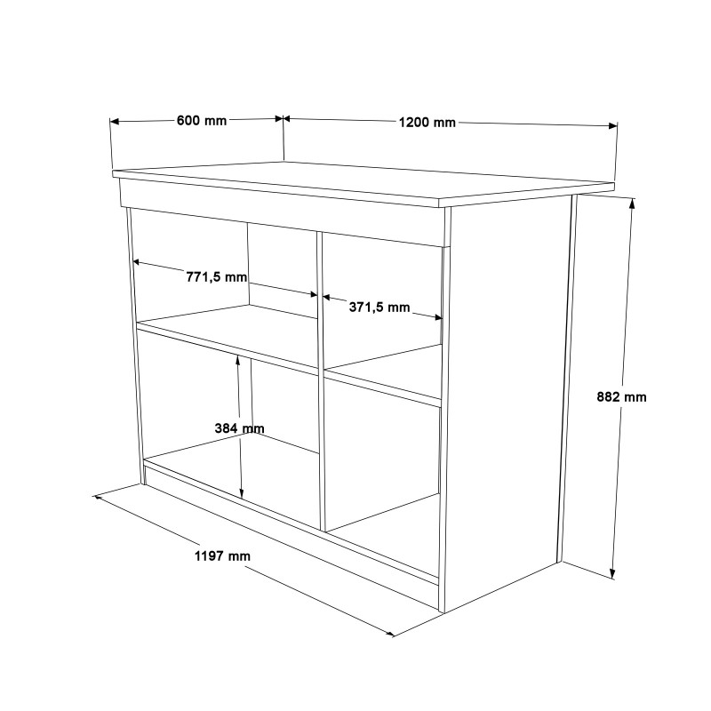Kitchen Table OR2-S Oak