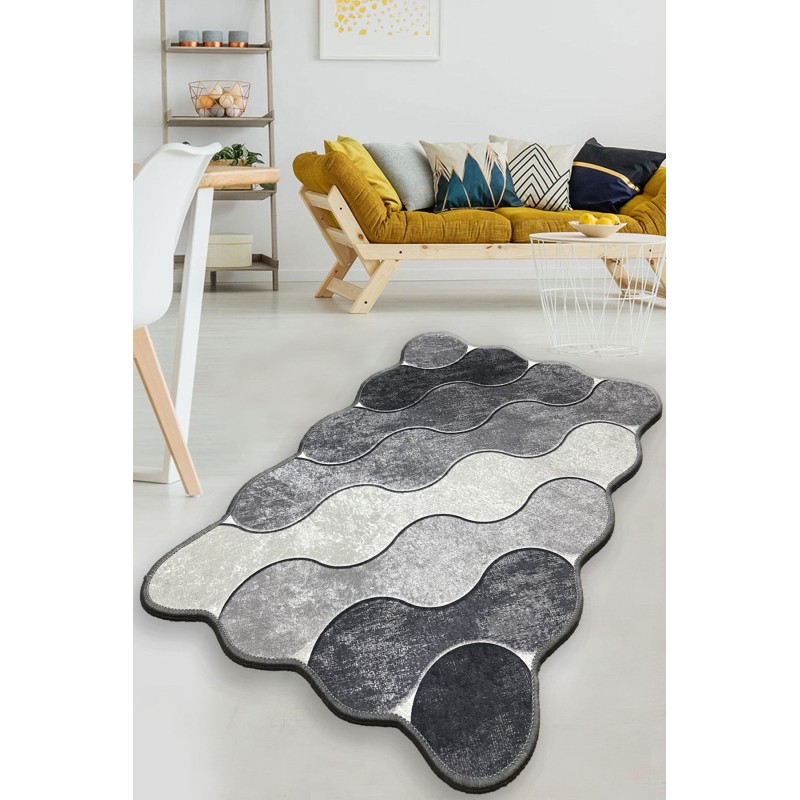 Conceptum Hypnose Carpet (80 x 150) Circle - Grey Dark Grey
Grey
White