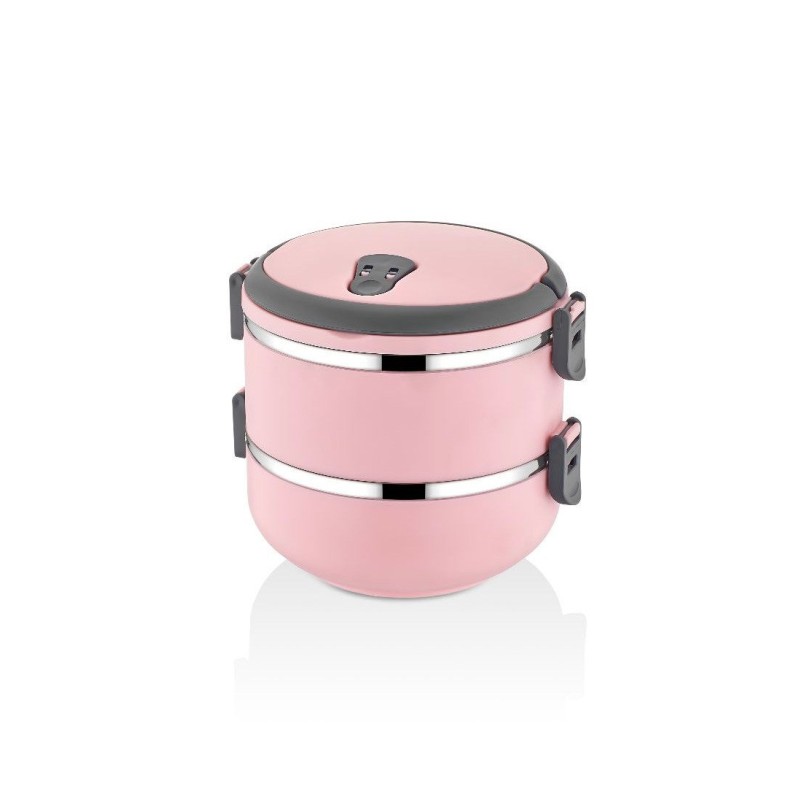 Hermia Lunch Box Set (2 Pieces) POTP2 Pink