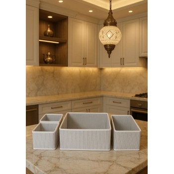 Organizer Set (4 Pieces) D2 Grey
White