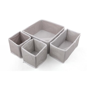 Organizer Set (4 Pieces) D2 Grey
White