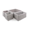 Hermia Organizer Set (4 Pieces) D2 Grey
White