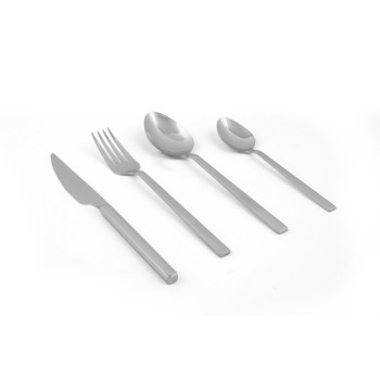 Σετ Μαχαιροπίρουνα από Ανοξείδωτο Ατσάλι (24 Τεμάχια) Çubuk24 Silver