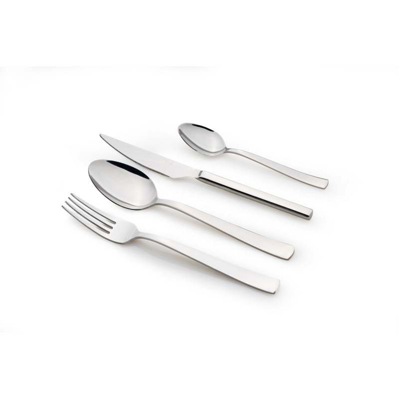 Σετ Μαχαιροπίρουνα από Ανοξείδωτο Ατσάλι (24 Τεμάχια) Deniz24 Silver