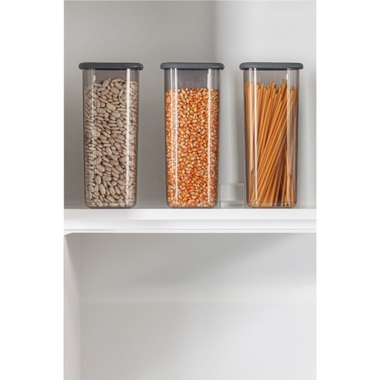 Hermia Storage Box Set (3 Pieces) BNMPOLYAS03-17 Anthracite