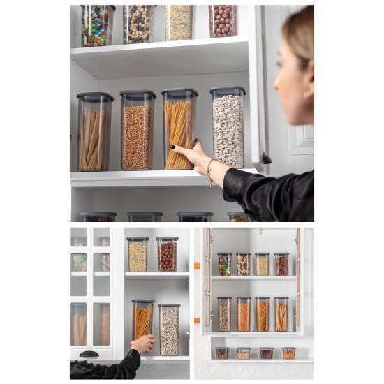 Hermia Storage Box Set (3 Pieces) BNMPOLYAS03-17 Anthracite