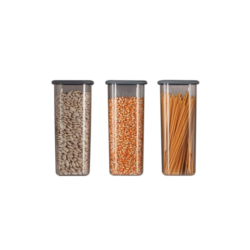 Hermia Storage Box Set (3 Pieces) BNMPOLYAS03-17 Anthracite