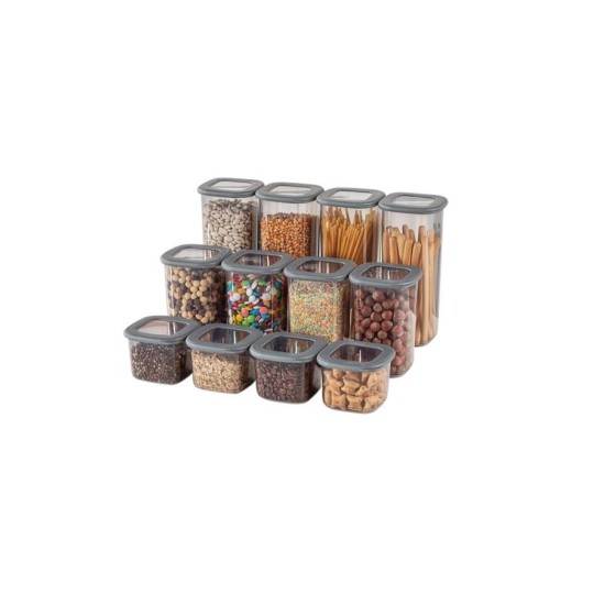 Hermia Storage Box Set (24 Pieces) BNMPOLYAS24-51217 Anthracite