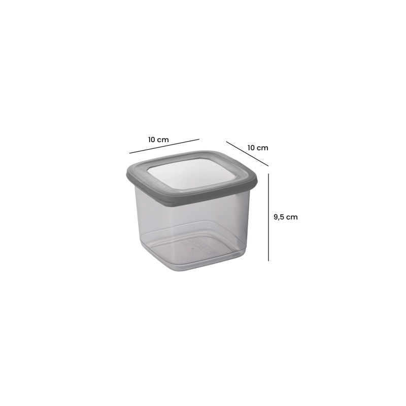 Hermia Storage Box Set (24 Pieces) BNMPOLYAS24-51217 Anthracite