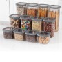 Storage Box Set (12 Pieces) BNMPOLYAS12-51217 Anthracite