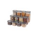 Hermia Storage Box Set (12 Pieces) BNMPOLYAS12-51217 Anthracite