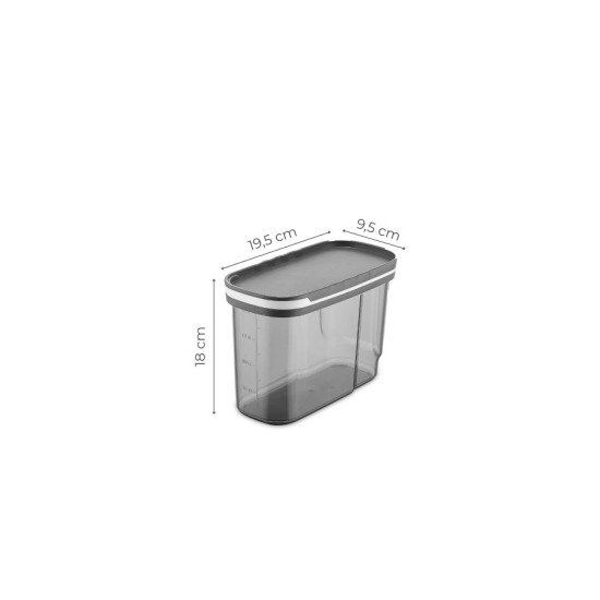 Hermia Storage Box Set (2 Pieces) BNMSRGAR02-18 Anthracite