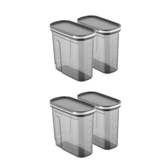 Hermia Storage Box Set (4 Pieces) BNMSRGAR04-18 Anthracite
