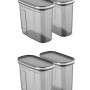 Storage Box Set (4 Pieces) BNMSRGAR04-18 Anthracite