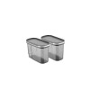 Hermia Storage Box Set (2 Pieces) BNMSRGAR02-12 Anthracite