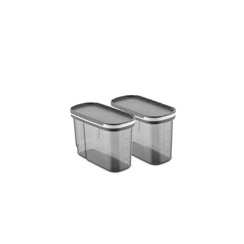 Hermia Storage Box Set (2 Pieces) BNMSRGAR02-12 Anthracite