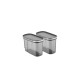 Hermia Storage Box Set (2 Pieces) BNMSRGAR02-12 Anthracite