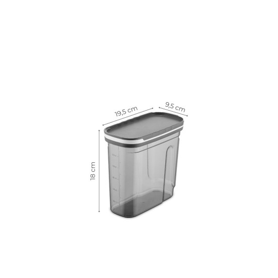 Hermia Storage Box Set (2 Pieces) BNMSRGAR02-12 Anthracite