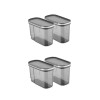 Hermia Storage Box Set (4 Pieces) BNMSRGAR04-12 Anthracite