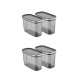 Hermia Storage Box Set (4 Pieces) BNMSRGAR04-12 Anthracite