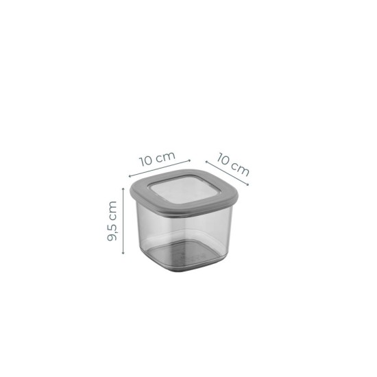 Hermia Storage Box Set (12 Pieces) BNMPOLYAS12-5 Anthracite