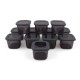 Hermia Storage Box Set (12 Pieces) BNMPOLYAS12-5 Anthracite