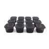 Hermia Storage Box Set (12 Pieces) BNMPOLYAS12-5 Anthracite