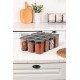 Hermia Storage Box Set (12 Pieces) BNMPOLYAS12-12 Anthracite