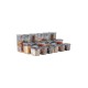 Hermia Storage Box Set (18 Pieces) BNMPEGYAR18-13232 Anthracite