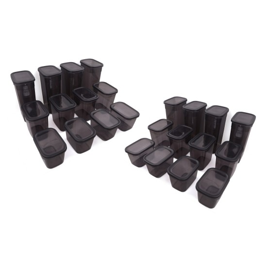 Hermia Storage Box Set (24 Pieces) BNMPEGYAR24-13232 Anthracite