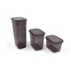 Hermia Storage Box Set (24 Pieces) BNMPEGYAR24-13232 Anthracite