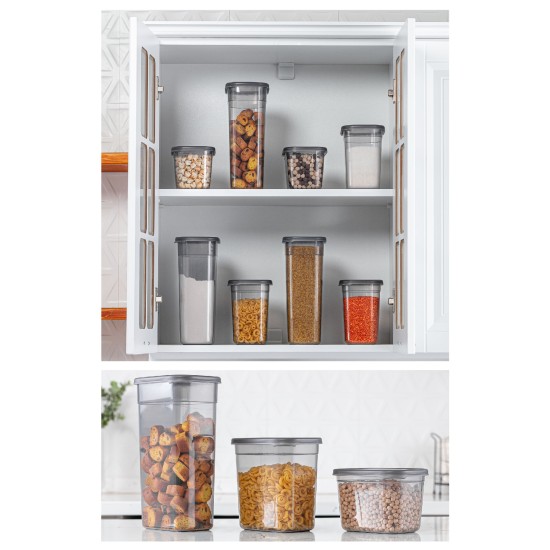 Hermia Storage Box Set (24 Pieces) BNMPEGYAR24-13232 Anthracite