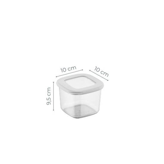 Hermia Storage Box Set (12 Pieces) BNMPOLYWS12-5 White