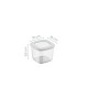 Hermia Storage Box Set (12 Pieces) BNMPOLYWS12-5 White