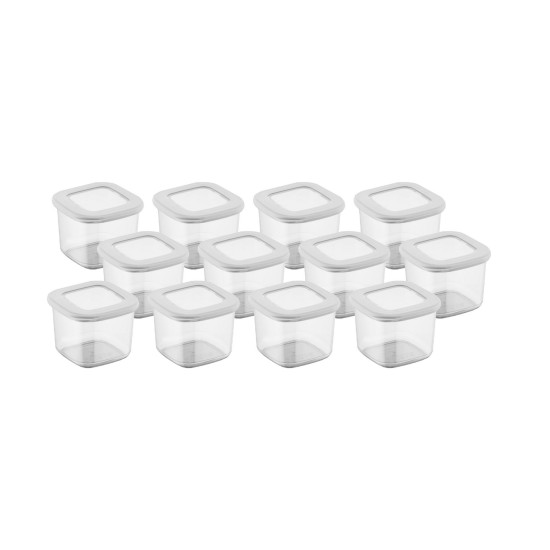 Hermia Storage Box Set (12 Pieces) BNMPOLYWS12-5 White
