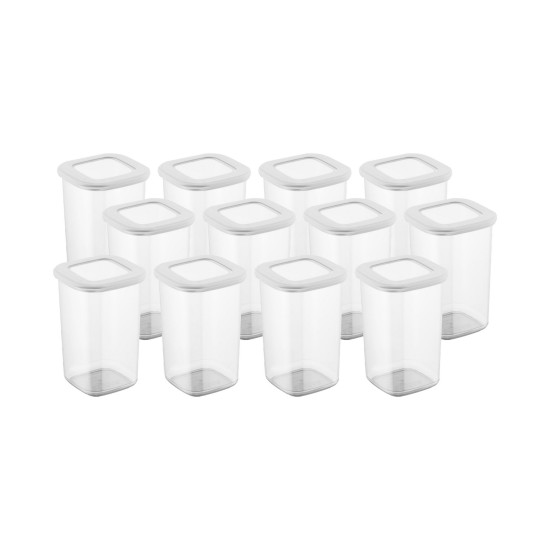 Hermia Storage Box Set (12 Pieces) BNMPOLYWS12-12 White