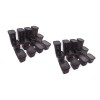 Hermia Storage Box Set (24 Pieces) BNMPOLYAR24-13232 Anthracite