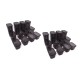 Hermia Storage Box Set (24 Pieces) BNMPOLYAR24-13232 Anthracite