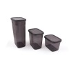 Hermia Storage Box Set (24 Pieces) BNMPOLYAR24-13232 Anthracite