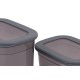 Hermia Storage Box Set (24 Pieces) BNMPOLYAR24-13232 Anthracite