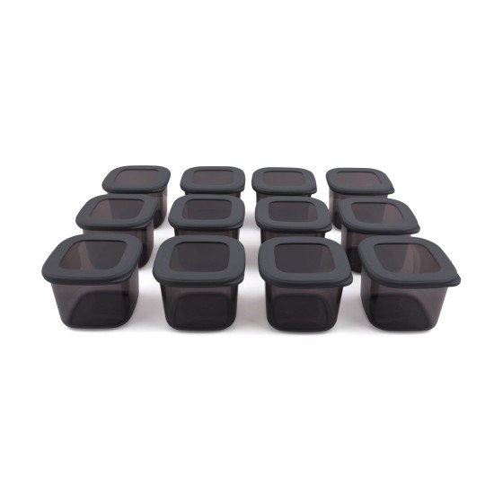 Hermia Storage Box Set (12 Pieces) BNMPOLYAS12-5KAS Anthracite