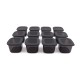 Hermia Storage Box Set (12 Pieces) BNMPOLYAS12-5KAS Anthracite