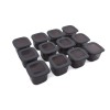 Hermia Storage Box Set (12 Pieces) BNMPOLYAS12-5KAS Anthracite