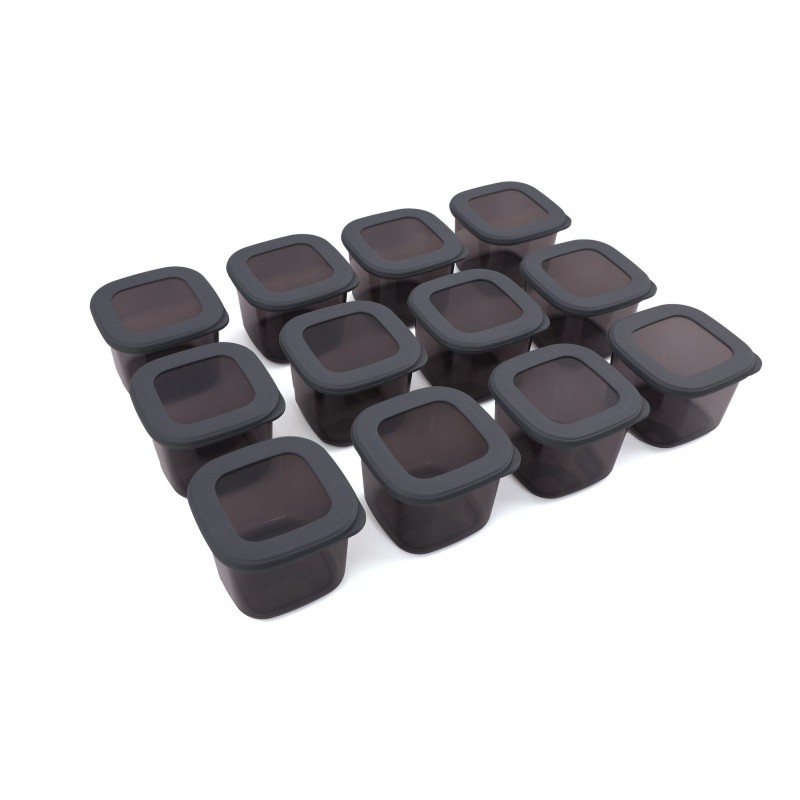 Hermia Storage Box Set (12 Pieces) BNMPOLYAS12-5KAS Anthracite