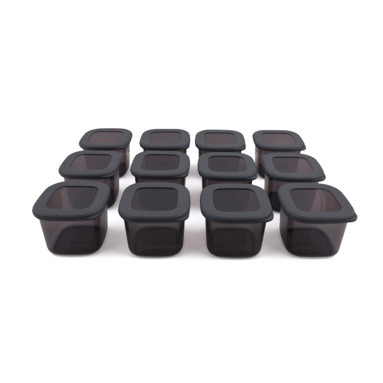 Hermia Storage Box Set (12 Pieces) BNMPOLYAS12-5KAS Anthracite